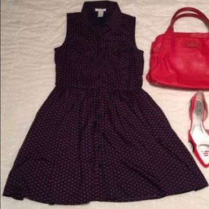 NWOT Delia’s I heart you fit and flare dress